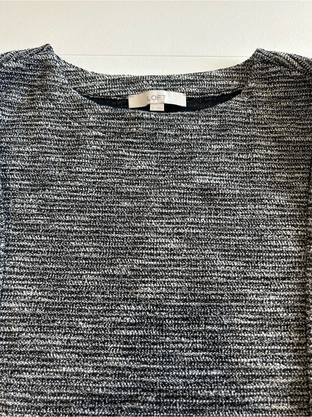 LOFT Women’s Gray Crewneck Sweater